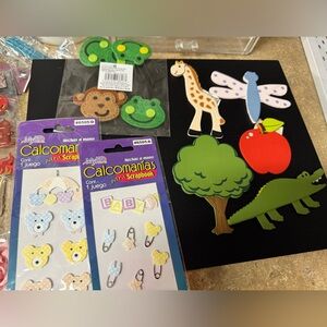 NWT. Bundle scrapbook items for scrapbooking, card making and crafts. - Animals